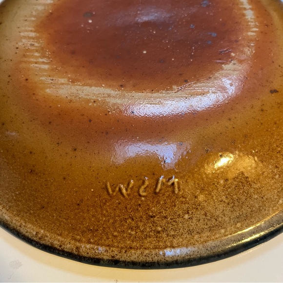 Vintage Monroe Salt Works Apple Blossom Pasta Plate - Picture 8 of 8